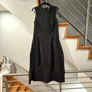 COS Sleeveless Topstitched Midi Dress 40 NWT